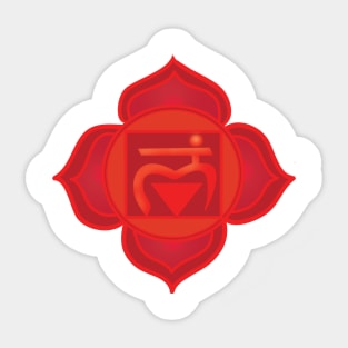 Muladhara Red Chakra Sticker